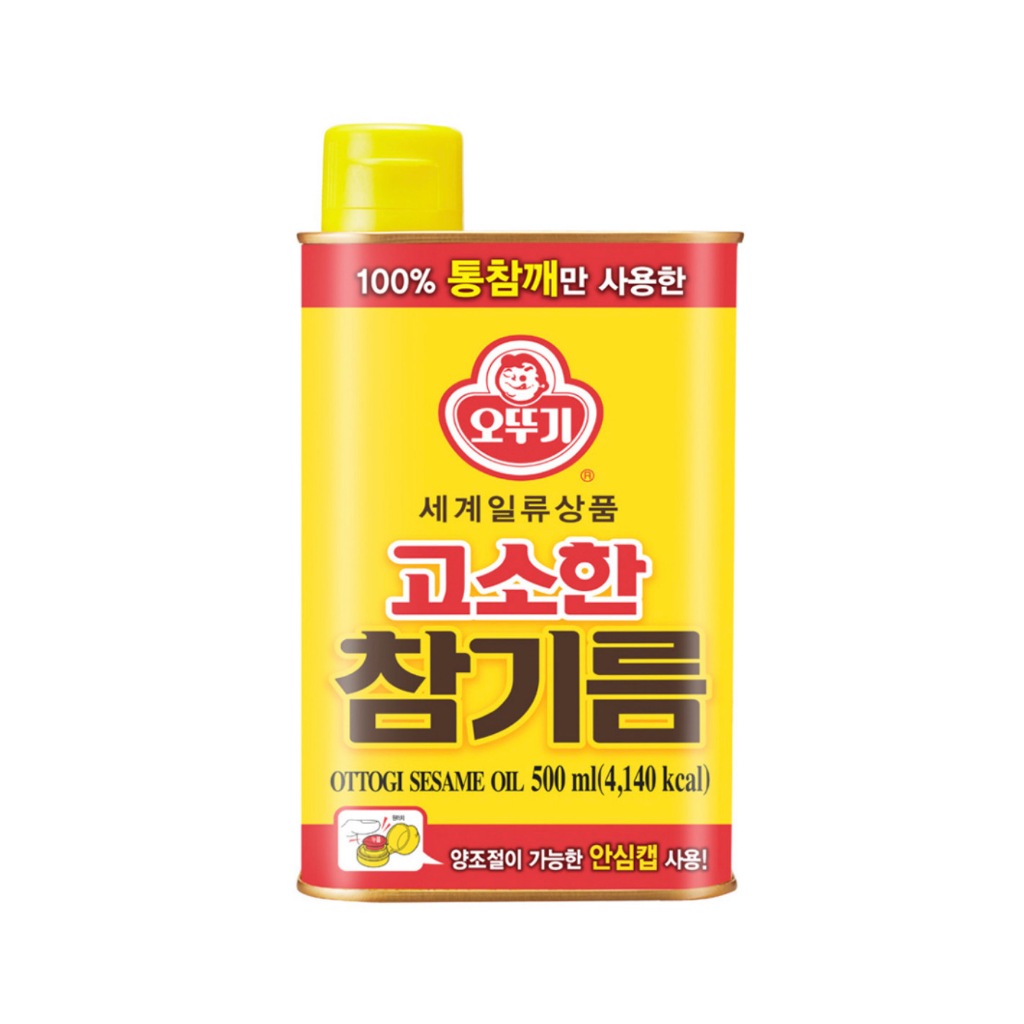 [ของแท้] 고소한참기름 Ottogi Sesame Oil (น้ำมันงาธรรมชาติ) 500/1000ml