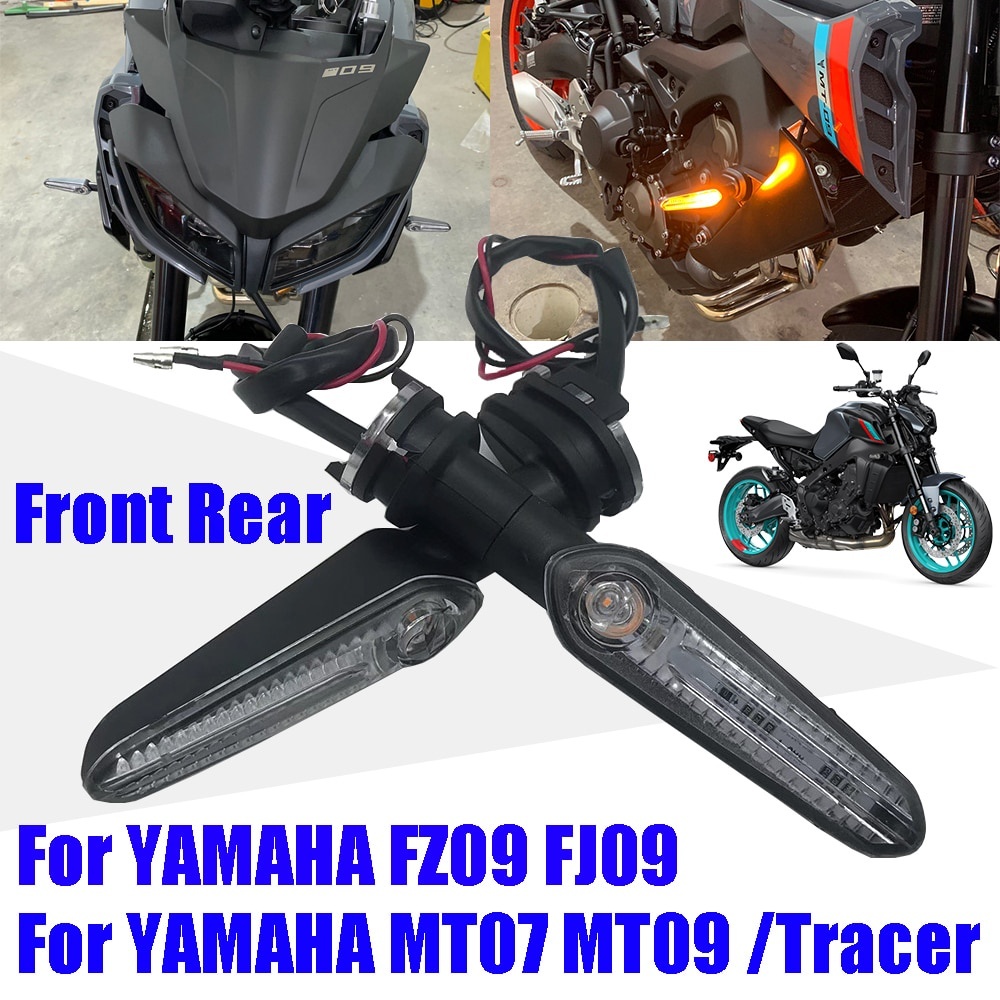 🔥พร้อมในสต็อก🔥ไฟเลี้ยวLED เลี้ยวสัญญาณเหมาะสำหรับ YAMAHA MT07 MT09 MT-07 MT-09 TRACER FZ-09 ไฟเลี้ยว
