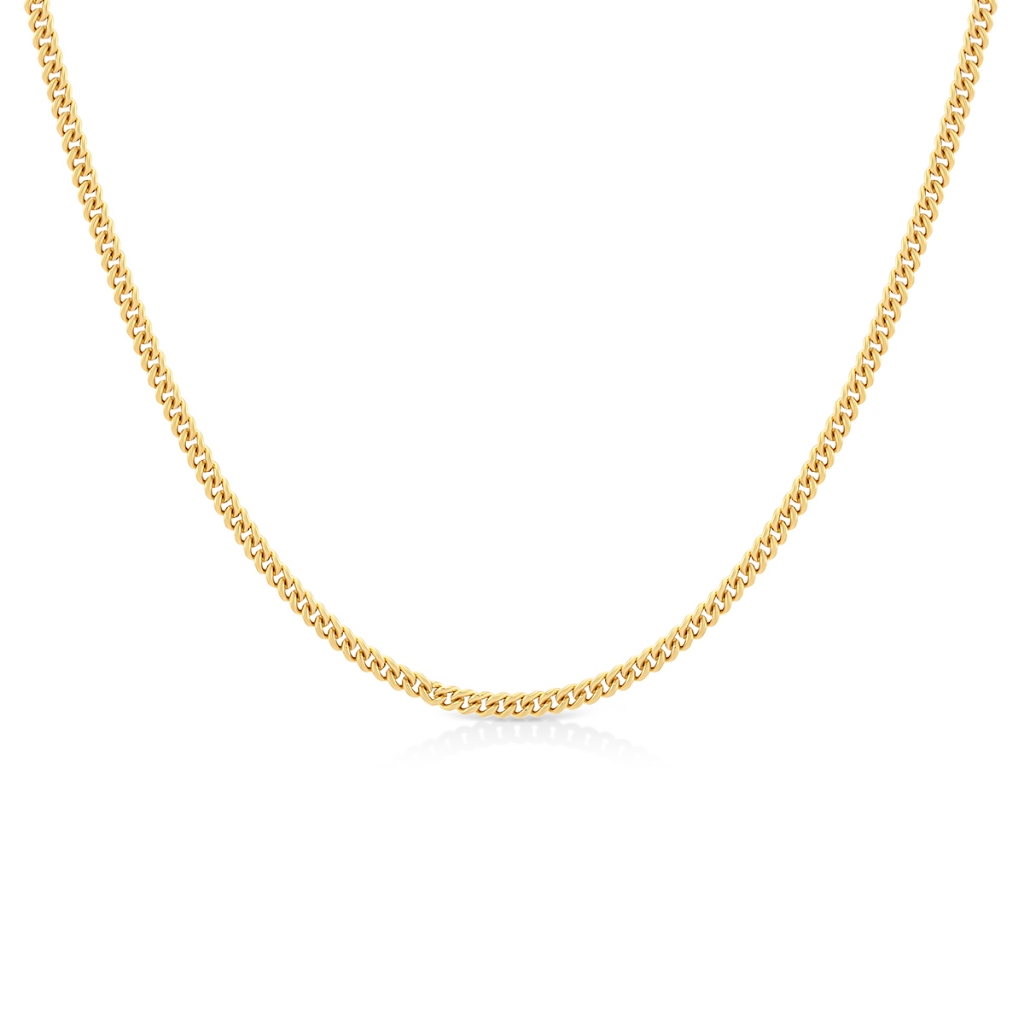 Jewellista Plain Necklace สร้อยเปล่า เงินแท้ 925 (SC040)