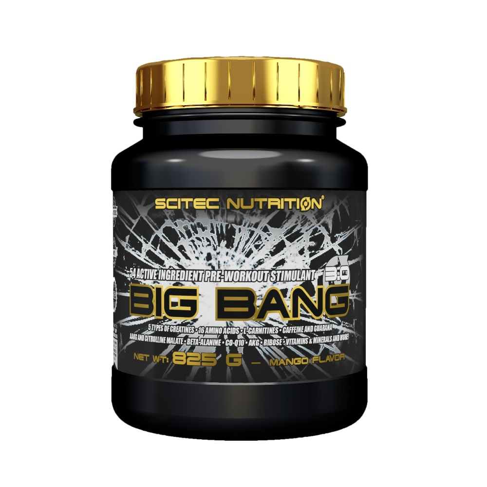 SCITEC NUTRITION Big Bang 825g Mango (Pre workout , พรีเวิร์คเอ้าท์)