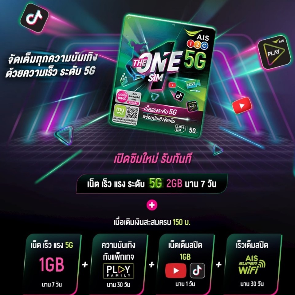 (AIS THE ONE SIM ใหม่!!) ซิมเติมเงิน AIS ซิมใหม่ - รูปที่ 2