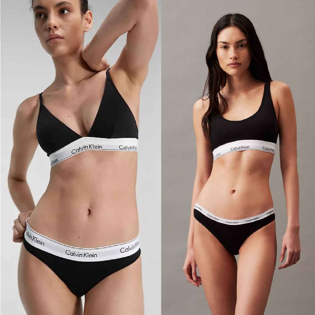 *พร้อมส่ง/ของแท้‼️* Calvin Klein Modern Cotton Unlined Bralette / Lightly Lined Triangle Bralette / 