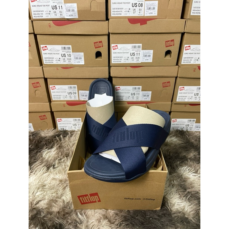 FITFLOP SURFER รองเท้าแตะแบบสวมผู้ชาย รุ่น EZ8-399  รองเท้าfitflopสายไคว้ คาดx