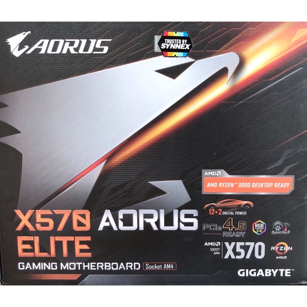MAINBOARD (เมนบอร์ด) AM4 GIGABYTE X570 AORUS ELITE มือสอง ประกันไทย