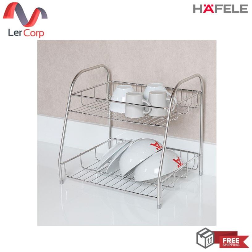 (Hafele) ตะแกรงวางของตั้งพื้น 2 ชั้น (495.34.139)