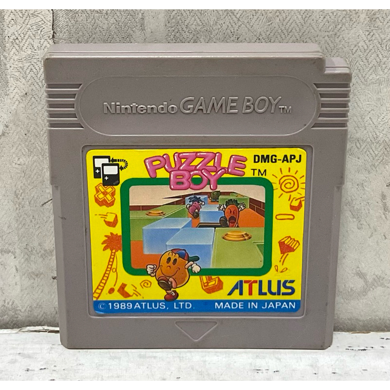 ตลับแท้ [GB] [0313] Puzzle Boy (Japan) (DMG-APJ) Gameboy Game Boy Kwirk