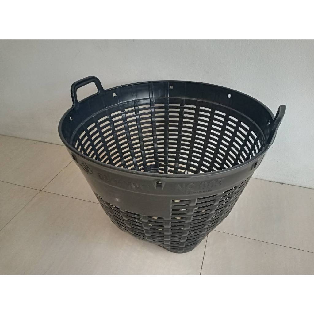 แพ็ค24 - 48 ใบ เข่งพลาสติก เบอร์ 3 บรรจุ 25 กิโลกรัม ต่อ1คำสั่งซื้อ ประหยัดค่าส่ง