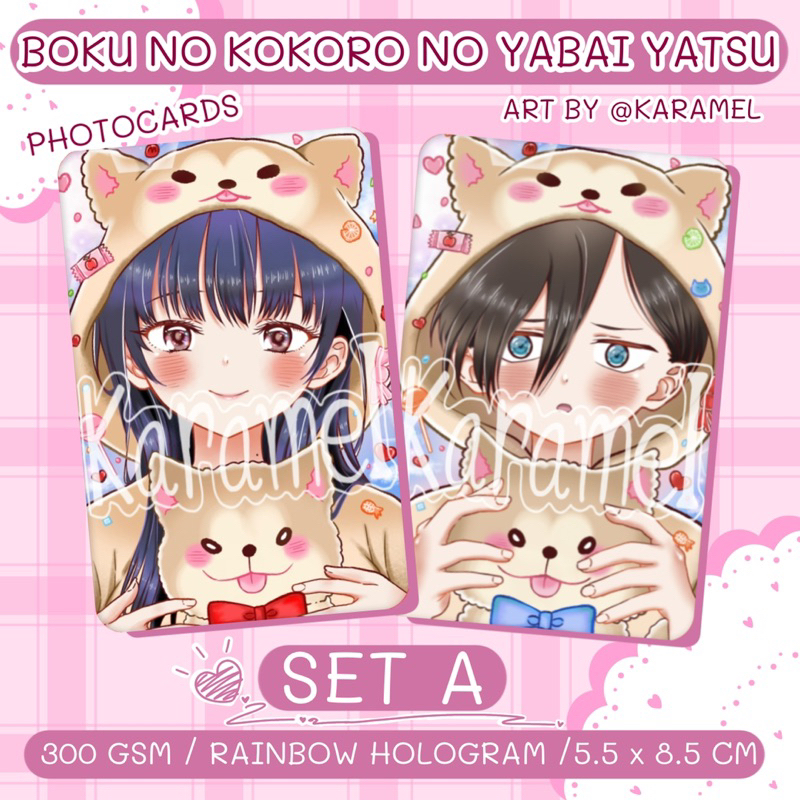 โฟโต้การ์ด เธอผู้อันตรายต่อใจผม พร้อมส่ง Boku no Kokoro no Yabai Yatsu Photocards เคลือบรุ้งโฮโลแกรม