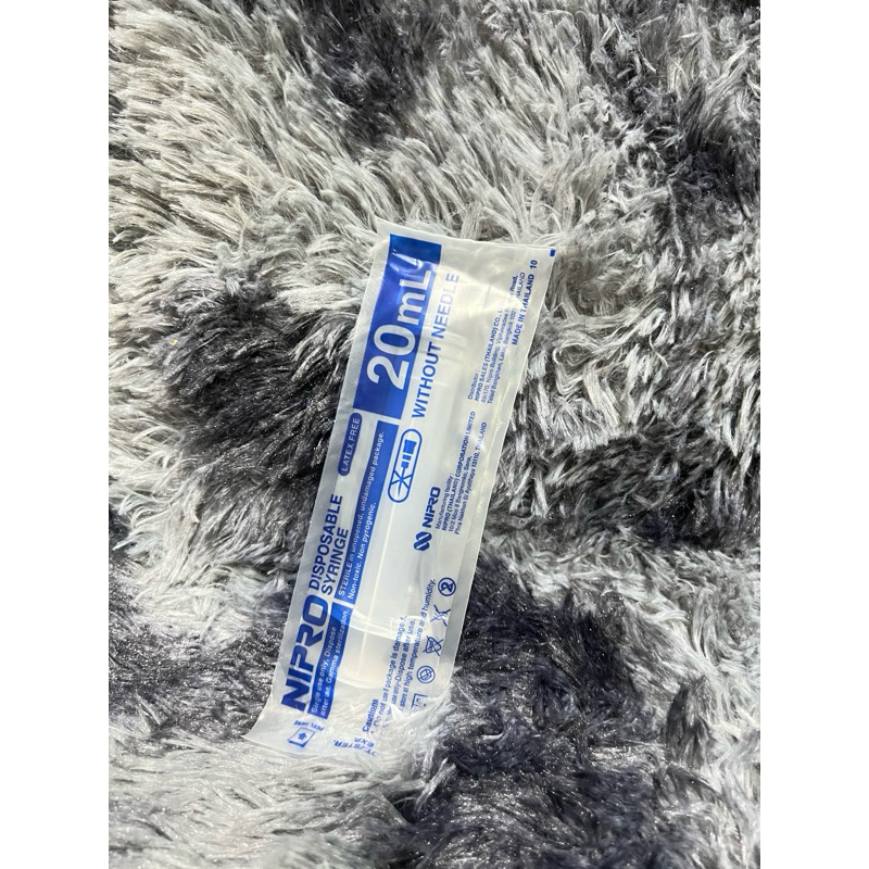 ไซริงค์ 20 ml. Syringe Nipro (ไม่มีเข็ม)