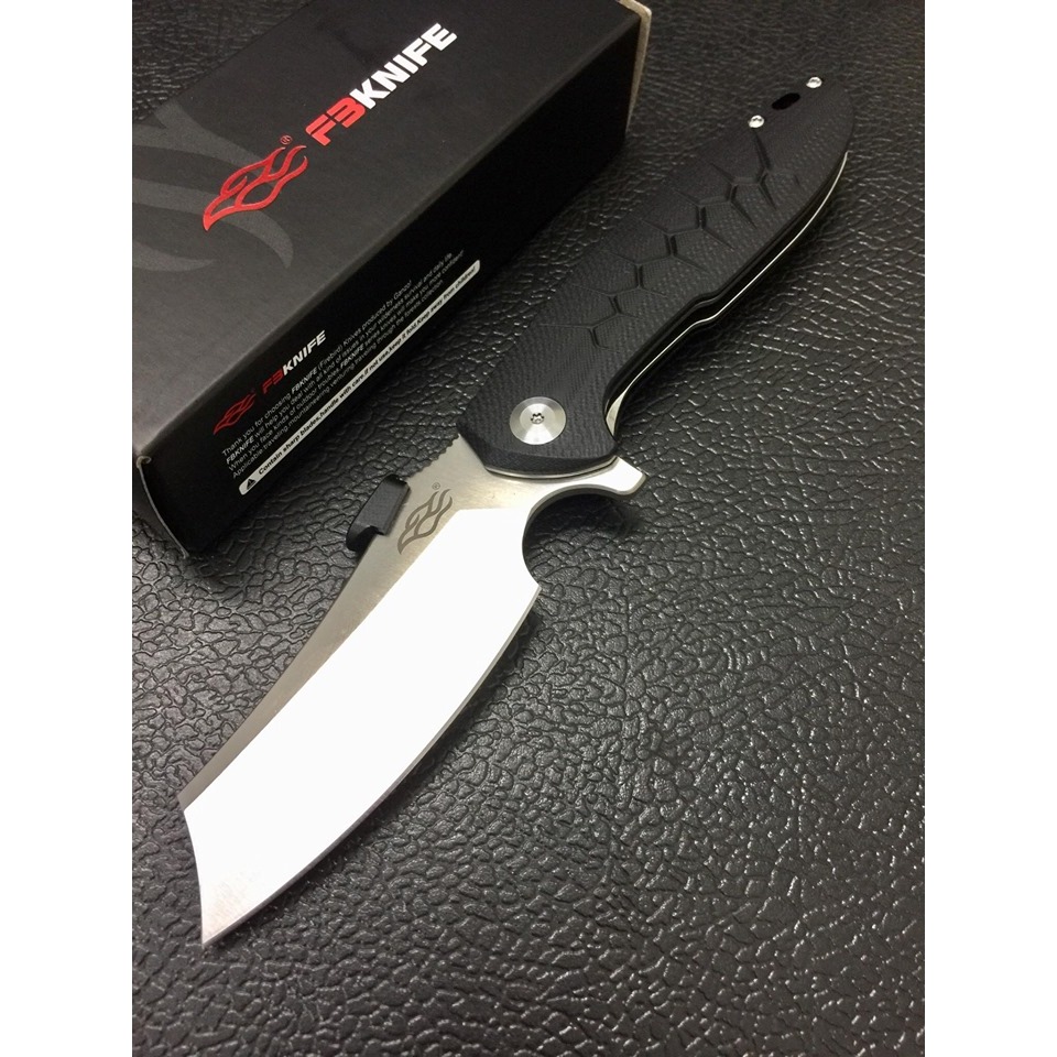 มีดแคมป์ pocket knife Firebird Ganzo FH81 ของแท้ 100% ใบ 3.6" เหล็ก D2, Liner lock ด้าม G10 มีดเอนกประสงค์ EDC