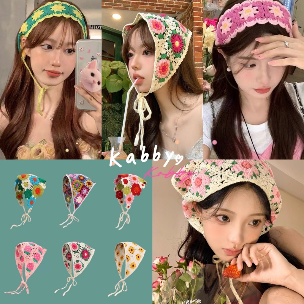 พร้อมส่ง ผ้าโพกหัว ใส่ไปทะเลน่ารักมาก หลายแบบ