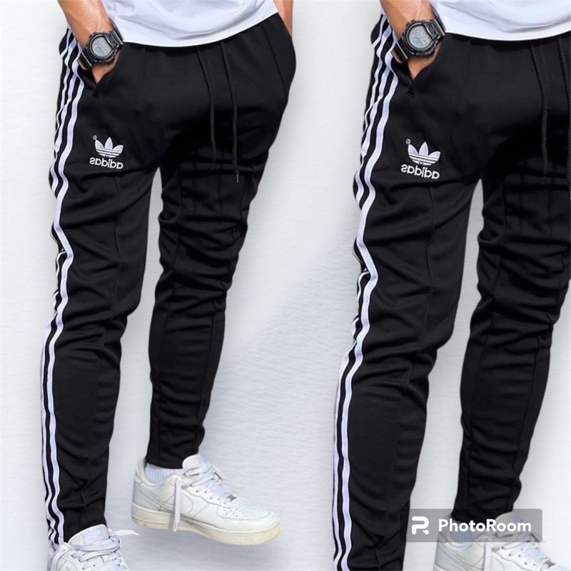 Adidas กางเกงกีฬา กางเกงลําลอง กางเกงวิ่งจ๊อกกิ้ง ปักโลโก้ เท่ส์ได้ทุกที่