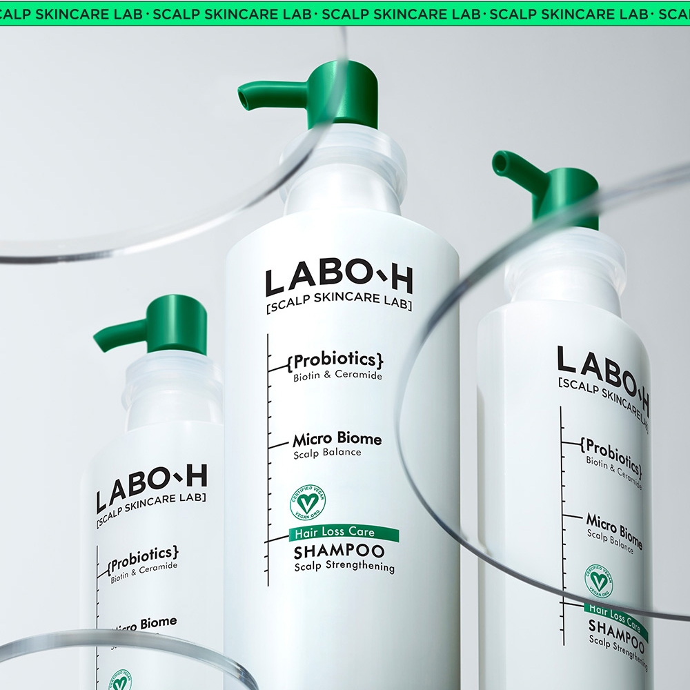 ✨LABO-H✨ Hair Loss Relief Scalp Strengthning Shampoo แชมพูลดผมร่วง แชมพู - รูปที่ 3