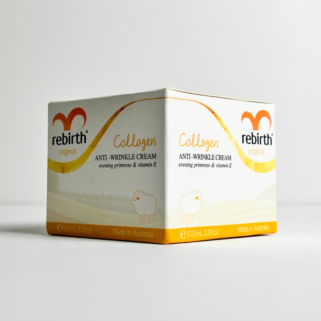 REBIRTH COLLAGEN ANTI - WRINKLE CREAM 100ML รีเบิร์ท ครีมคอลลาเจน จากออสเตรเลีย แถมฟรี สบู่ล้างหน้า Alright — صورة 4