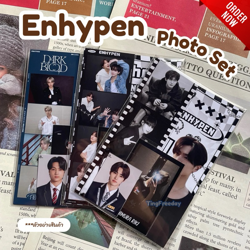 🌸พร้อมส่ง🌸 Enhypen Photo Set 📌มีบริการเก็บปลายทาง