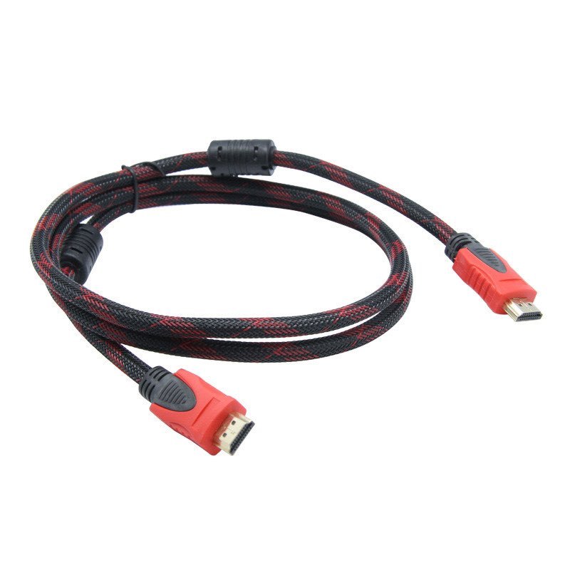 สาย TV HDMI 1.5 เมตร 3เมตร 5เมตร 10เมตร สายถักรุ่น HDMI 1.5M 3M 5M 10M CABLE 3D FULL HD 1080P
