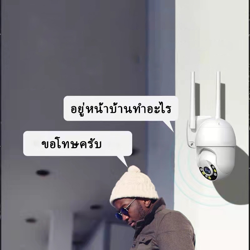 XIAOMI IP Camera CW300 สั่งด้วยเสียง กล้องวงจรปิด wifi 2.4g/5g กลางคืนภาพสี กล้องวงจรปิดไร้สาย ไม่มีเน็ตก็ใช้ได้ APP