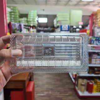 กล่องเหลี่ยมยาว PET ใส TR-06 ( 100 ชิ้น )