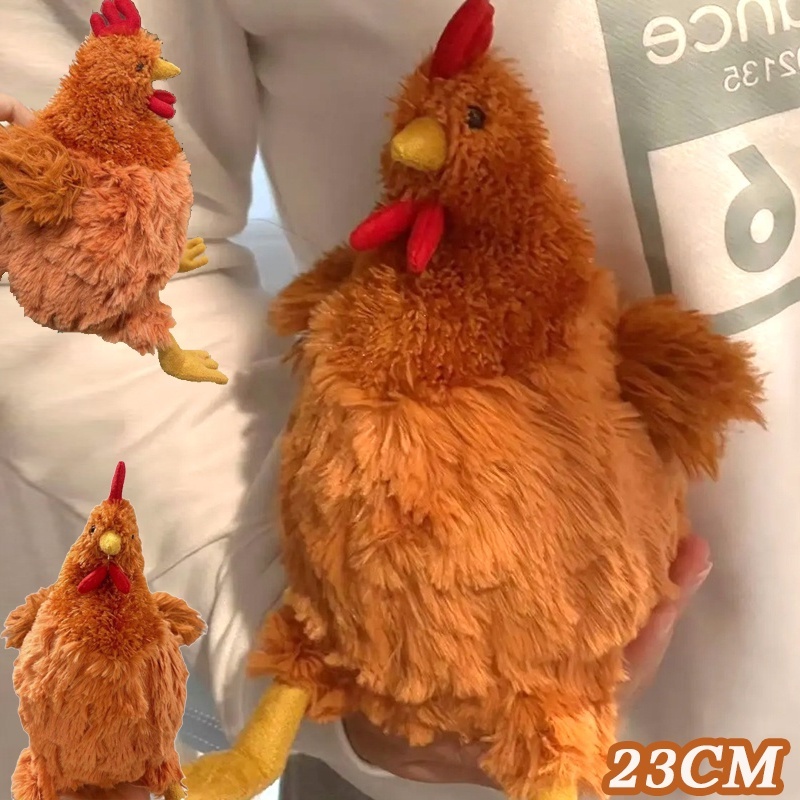 ตุ๊กตาไก่ ของเล่นตุ๊กตา ตุ๊กตายัดนุ่น jeycat Ceycat Hen Ceycat Ceile Chckn