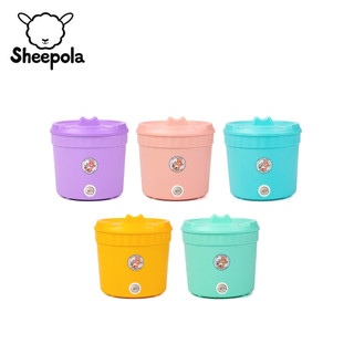 Sheepola หม้อต้มมาม่า ลายหมี หม้อต้มมาม่าไฟฟ้า หม้ออเนกประสงค์ ร้อนไว มี5สี หม้อสุกี้ไฟฟ้า ขนาด750ML หม้อไฟฟ้ามินิ