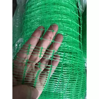 ตาข่ายพลาสติก เอ็นใส(PP) ตา3/4นิ้ว ม้วน30เมตร สีใส/สีเทา/สีเขียว ตาข่ายกันนก มีสารป้องกันยูวี เหนียว ทน ไม่กรอบ