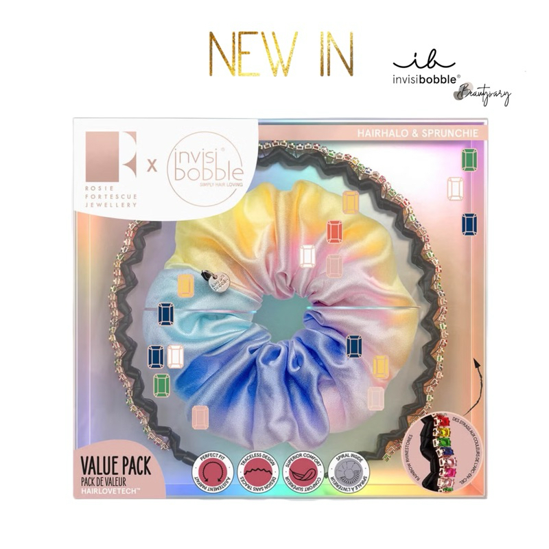 พร้อมส่ง? INVISIBOBBLE Trendy Treasure Kit Set (ที่คาดผม+ยางSprunchie)