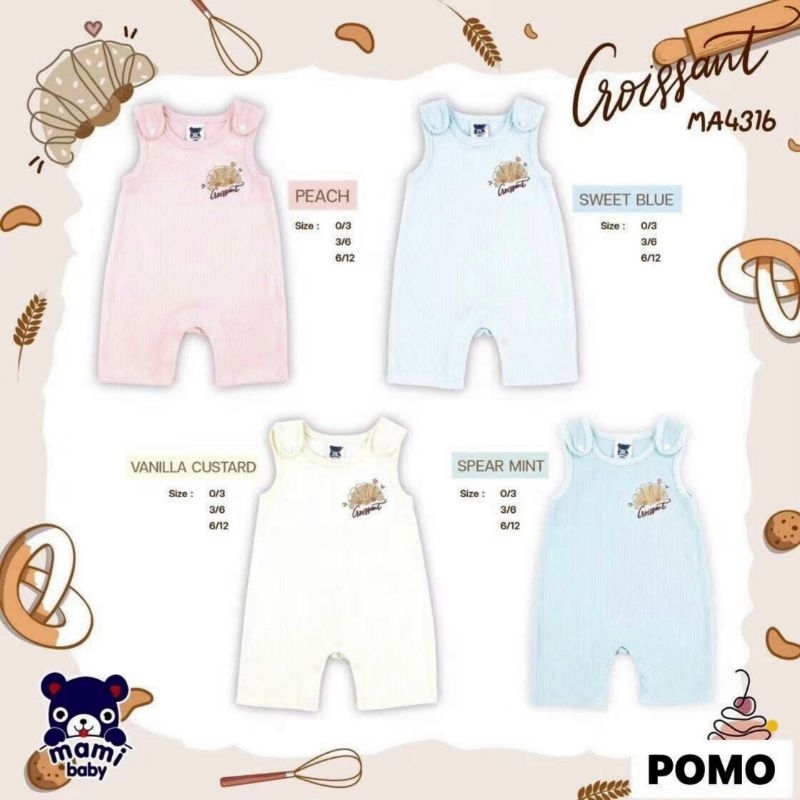 Sale 6.6 ชุดเด็กแรกเกิด ใส่เที่ยว Romper size 0-12 เดือน ผลิตในไทย