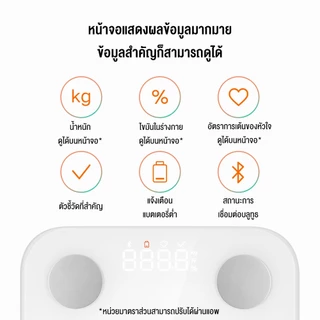 Xiaomi Mi Body Composition Scale S400 เครื่องชั่งน้ำหนักอัจฉริยะ เครื่องชั่งดิจิตอล