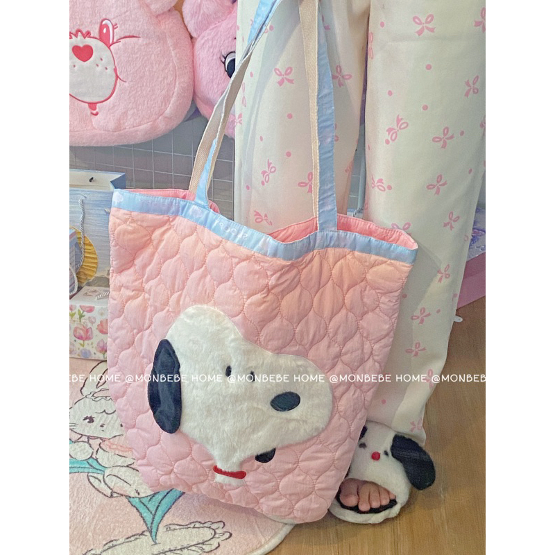 กระเป๋าsnoopy กระเป๋าสะพายข้าง กระเป๋าถือ ของแท้ขนาดใหญ่ พร้อมส่ง - รูปที่ 7