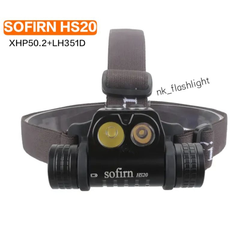 Sofirn HS20 Powerful 2700lm 18650 Headlight with Dual Led and Dual SwitchSpotlight & Floodlight Rech