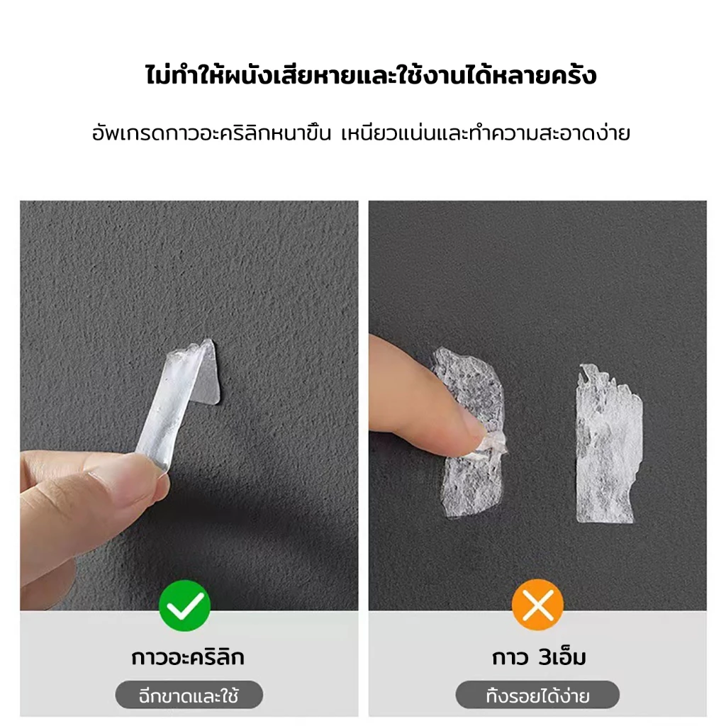 ตัวเก็บสายไฟ（1แพ็ค 20ชิ้น）ที่เก็บสายไฟ สำหรับทีวี, คอมพิวเตอร์, สายอีเทอร์เน็ต, ใต้โต๊ะ, ผนัง, โฮมออฟฟิศ จัดระเบียบสายไฟ thumbnail 4