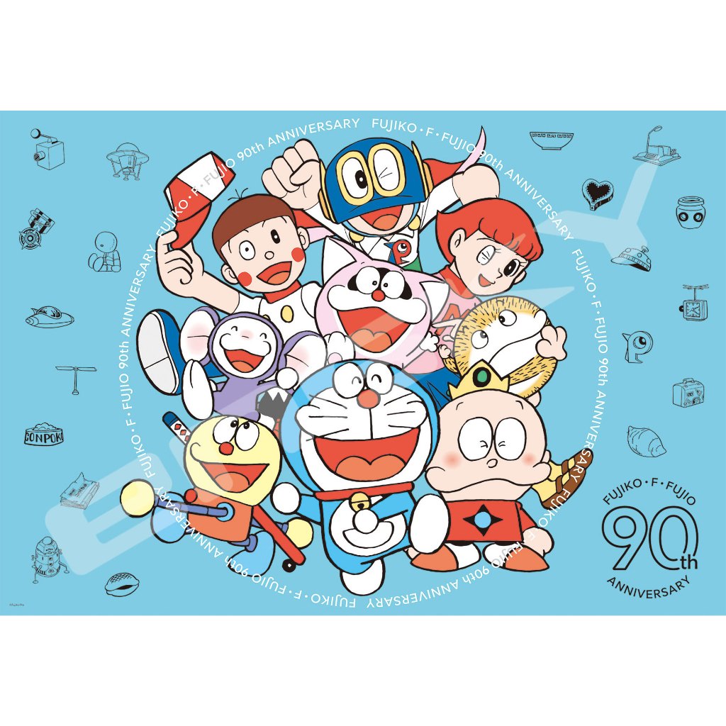 **ของแท้ พร้อมส่ง** จิ๊กซอว์ 1000 ชิ้น Jigsaw Puzzle Fujiko F Fujio 90th ANNIVERSARY : 90th Annivers