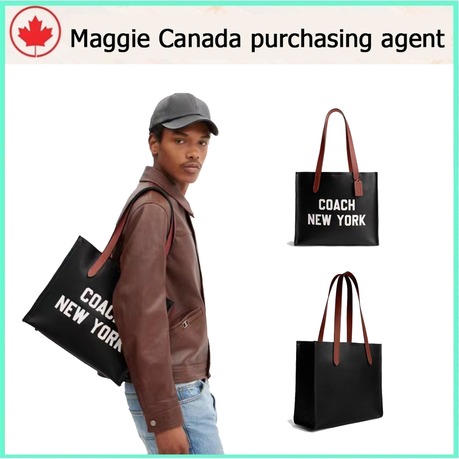 #Maggie Canada# Coach C1010 กระเป๋าถือ กระเป๋าสะพายไหล่ หนังวัว สีขาว สําหรับผู้หญิง