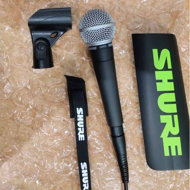 รับประกันศูนย์ไทย SHURE แท้ ไมโครโฟน รุ่น SM58 Dynamic Microphone ชัวร์ ไมค์ ไมค์สาย