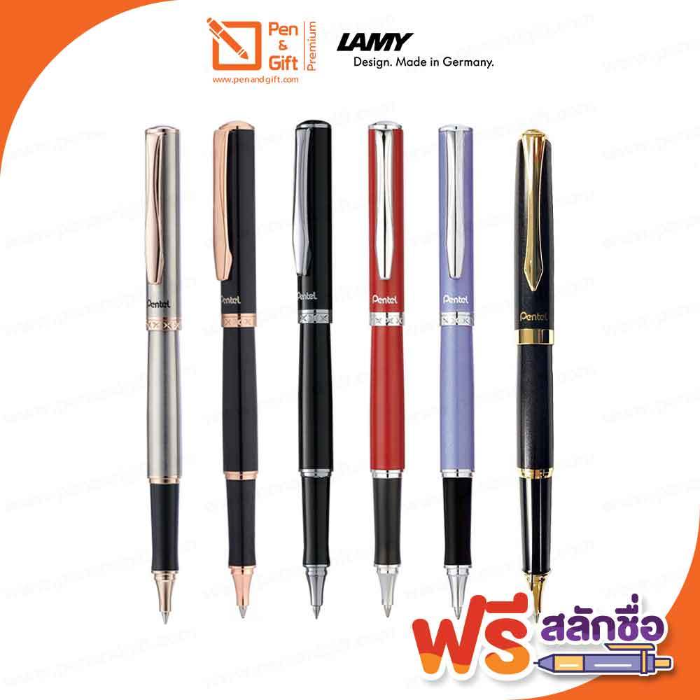 สลักชื่อฟรี ปากกาPentel EnerGel Sterling K600 , K611 ปากกาหมึกเจล เอ็นเนอเจล สเตอริ่ง K600,K611 หมึก