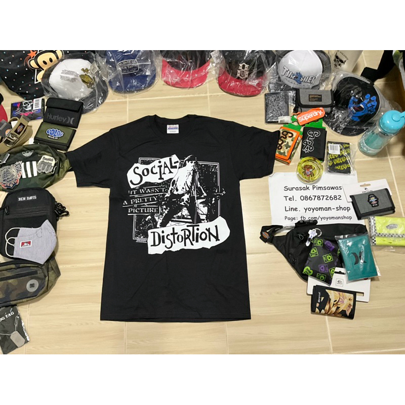 เสื้อ Social Distortion ของแท้มือ1 size S