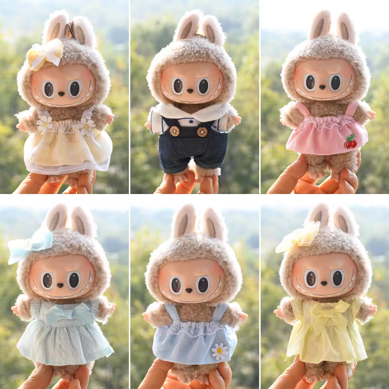 พร้อมส่งจากไทย!!! ชุด Labubu มาการอง ชุดเสื้อผ้าตุ๊กตา Collection วันชิลๆของน้อง ราคา ถูกที่สุด ดีลบีเคเค แกลเลอรีภาพที่ 2