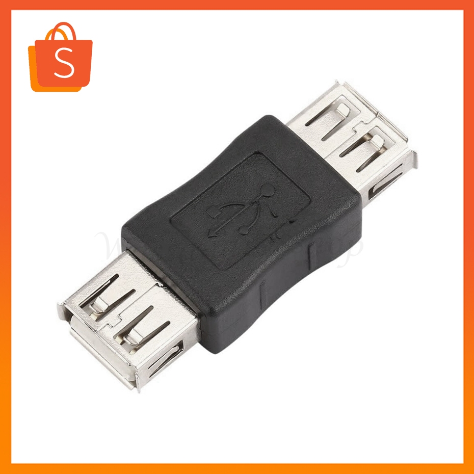 (พร้อมส่งในไทย)หัวต่อ USB ตัวเมีย 2 หัว (Female-Female)