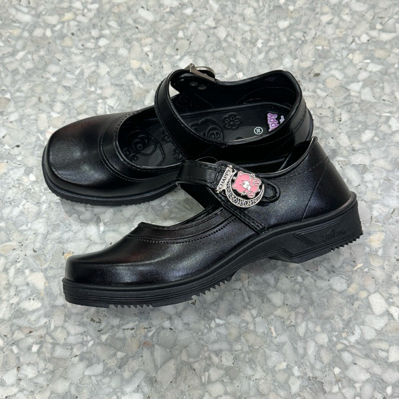 CHAPPY รองเท้านักเรียนสำหรับเด็กผู้หญิง รองเท้านักเรียนลายหมี