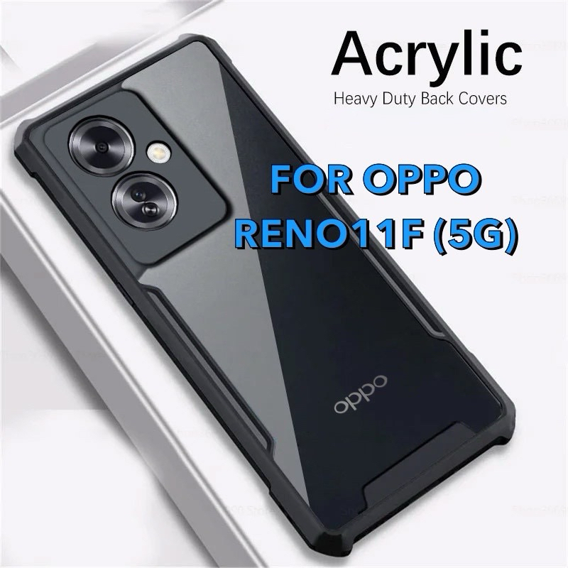 เคสTPUหลังใสขอบกันกระแทก รุ่น OPPO RENO 11F(5G) !!ตรงรุ่น!! เคสหลังใสกันกระแทก สินค้าพร้อมจัดส่งในไทย