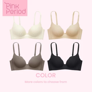 Pink Period เสื้อชั้นใน Support Shaping ไม่มีโครง Push up Bra อัพอกสวย ระบายอากาศได้ดี สวมใส่สบาย