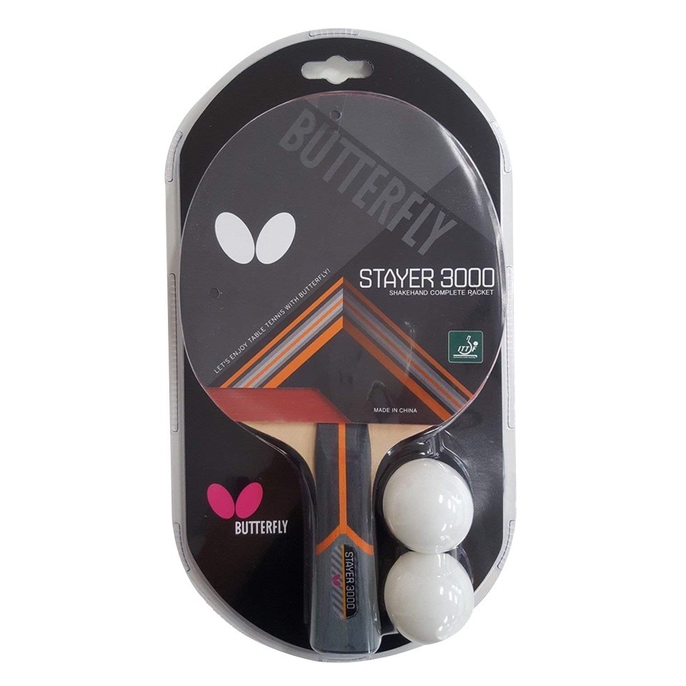 ของแท้ % ไม้ปิงปอง Butterfly Stayer 3000 # 371045