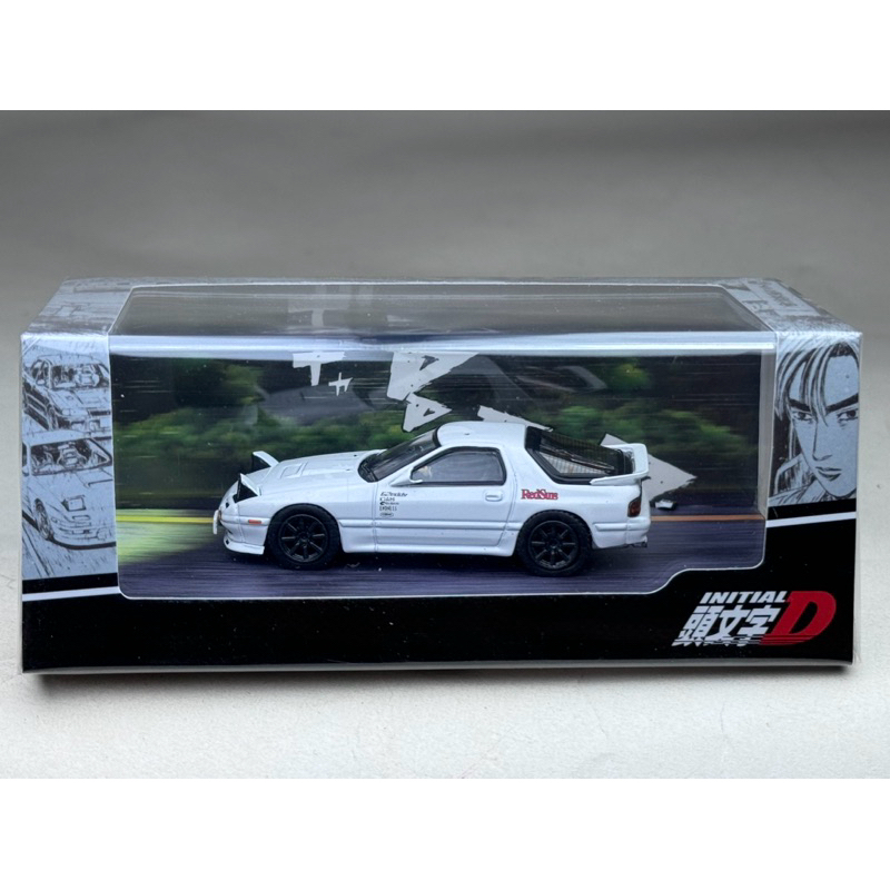 🔹MAZDA RX-7 (FC3S) INITIAL D VS Kyoichi Sudo With Ryosuke Takahashi Fig Scale 1:64 ยี่ห้อ Hobby Japa