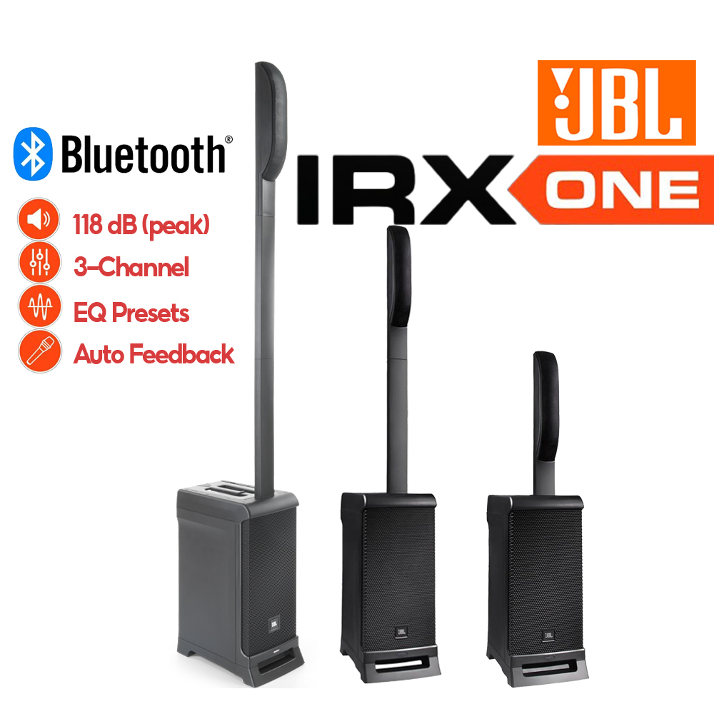 JBL IRX ONE ลำโพง Active Column แบบ All-in-One พร้อมมิกเซอร์ 3 ชาแนลในตัว