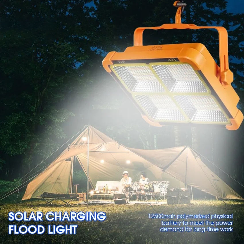 【พร้อมส่งจ้า】ไฟฉุกเฉิน โซล่าเซลล์ LED 3000W สปอตไลท์พกพา solar light ไฟพกพาอเนกประสง ไฟฉุกเฉินในบ้าน ไฟฉุกเฉินโซล่าเซลล์