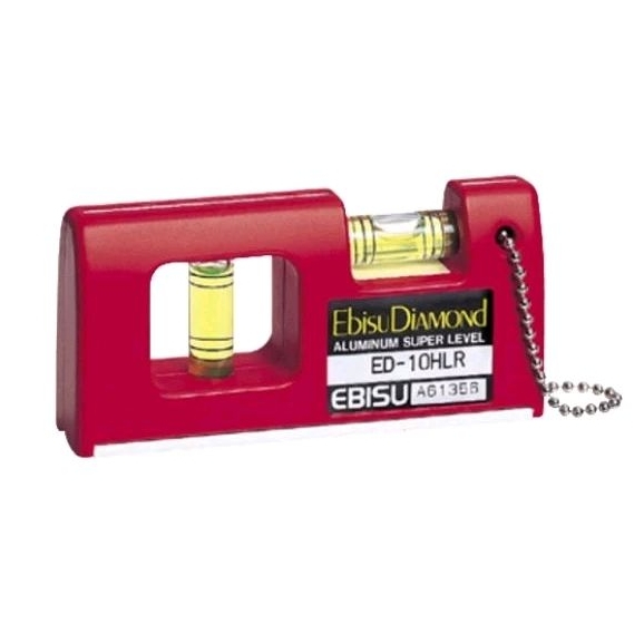 Ebisu Diamond ระดับน้ำ 4นิ้ว แถบแม่เหล็ก รุ่น Handy สีแดง ED-10HLMR