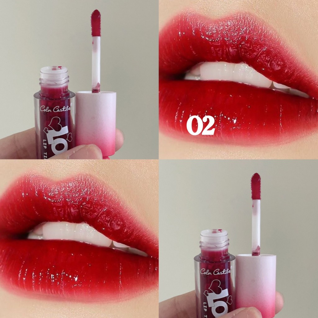 4167 สินค้าใหม่ ลิปทินต์รูปหัวใจ สีสวย กันน้ำ ติดทนนาน