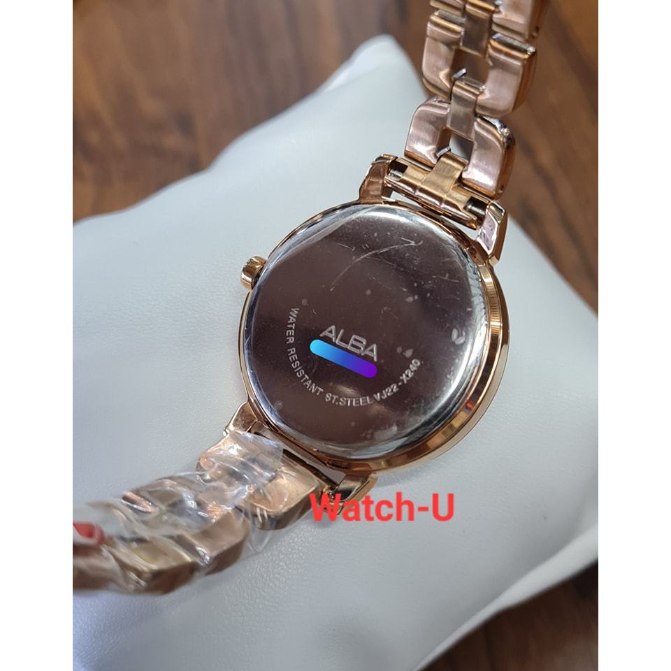 นาฬิกาข้อมือ Alba Pinkgold รุ่น AH7N72X1 AH7N72X AH7N72