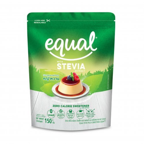 Equal อิควล สตีเวีย สารให้ความหวานแทนน้ำตาลจากหญ้าหวาน 150 กรัม