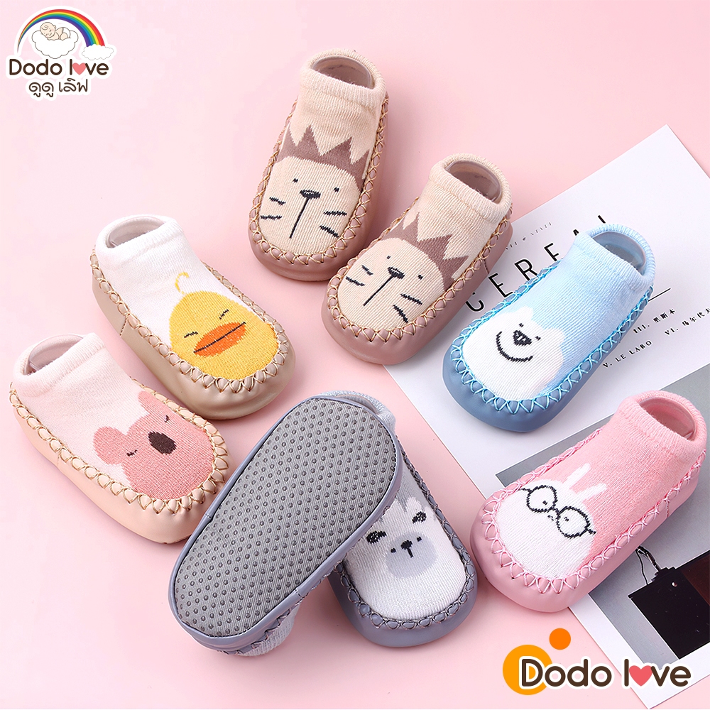 AroundBaby รองเท้าเด็กหัดเดิน 01 สำหรับเด็กเล็ก ขอบยาง กันชน กันกระแทก พิ้นกันลื่นแบบ PVC ใส่สบาย - รูปที่ 5